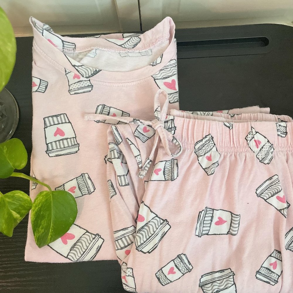 MAIDENFORM Thermal Lounge Set Soft Pink Camo (NWT)